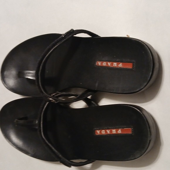 Prada Shoes - PRADA SANDALS  (BLACK)